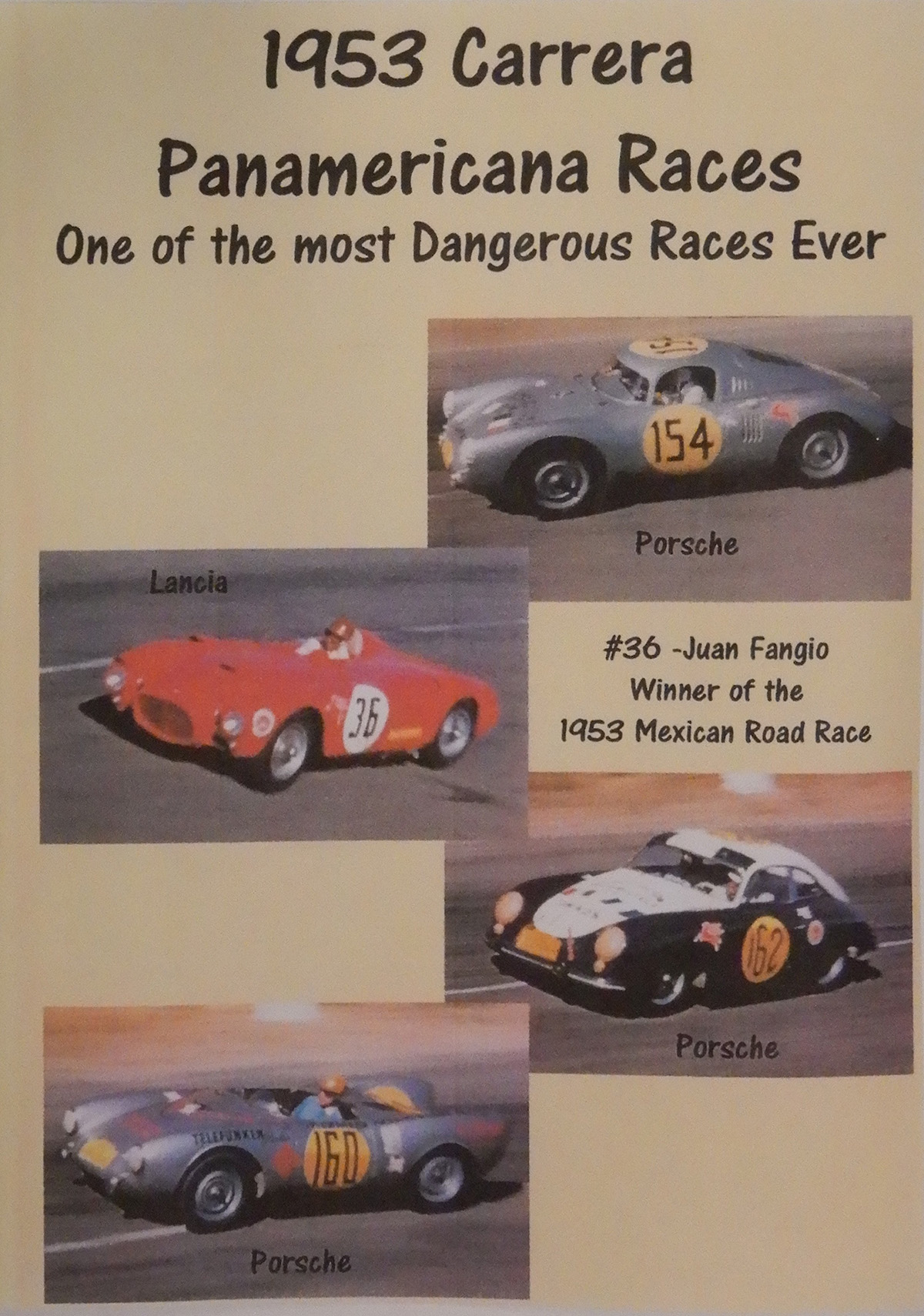 1953 Carrera Panamericana Road Race DVD Cover