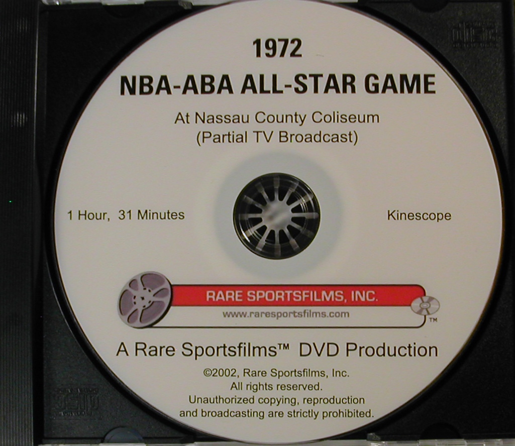 1972 NBA-ABA All-Star Game DVD Cover